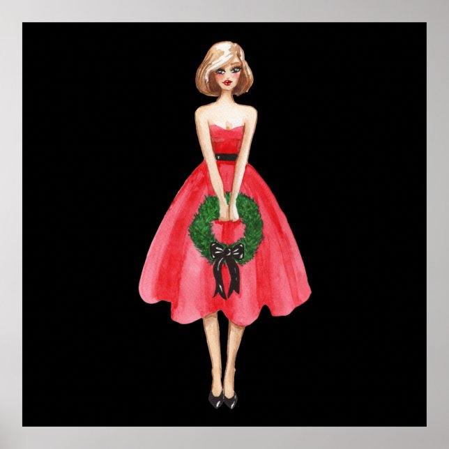 Frohe Weihnachten Poster (Vorne)