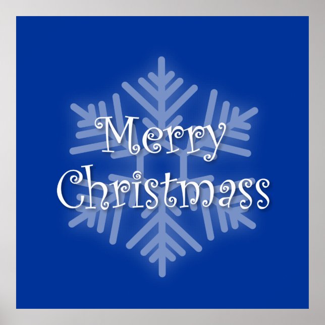 Frohe Weihnachten Poster (Vorne)