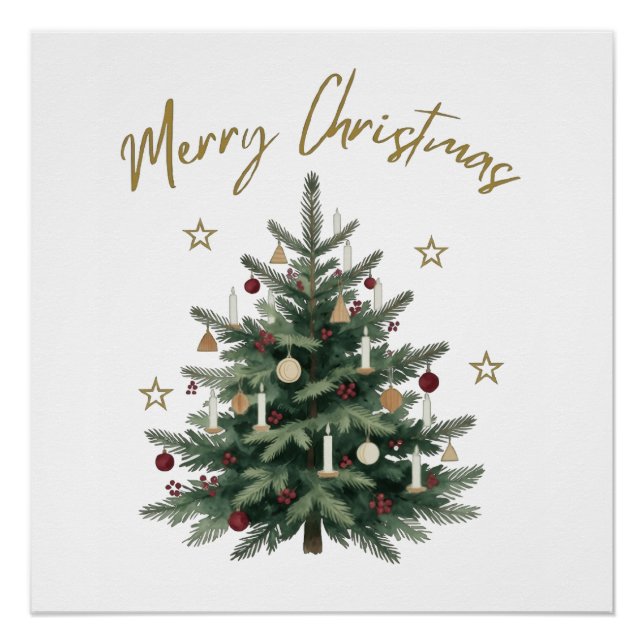 Frohe Weihnachten  Poster (Vorderseite)