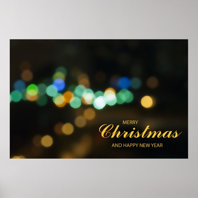 Frohe Weihnachten Poster (Vorne)