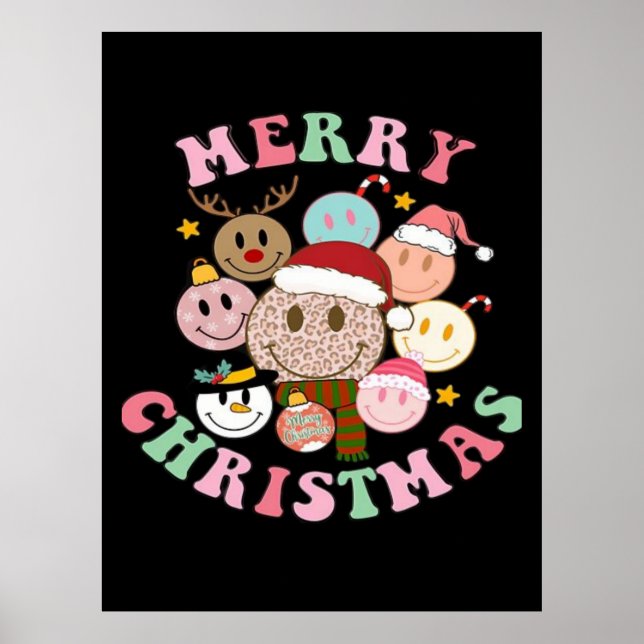 Frohe Weihnachten Poster (Vorne)
