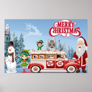 Frohe Weihnachten Poster