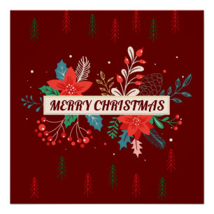 Frohe Weihnachten Poster