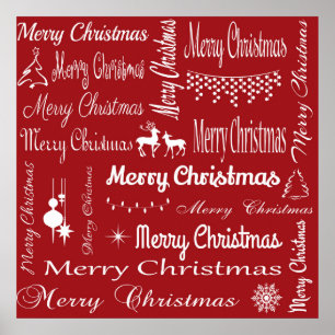 Frohe Weihnachten Poster