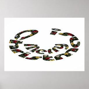 Frohe Weihnachten Poster