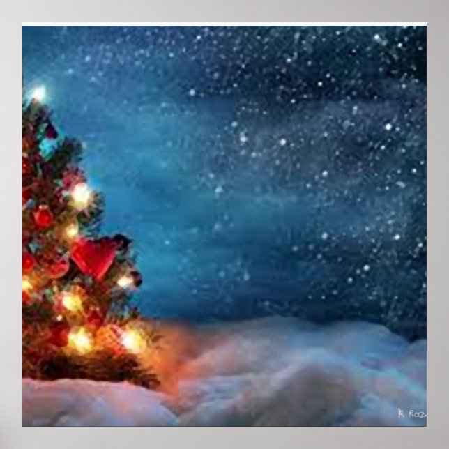 Frohe Weihnachten Póster Poster (Vorne)