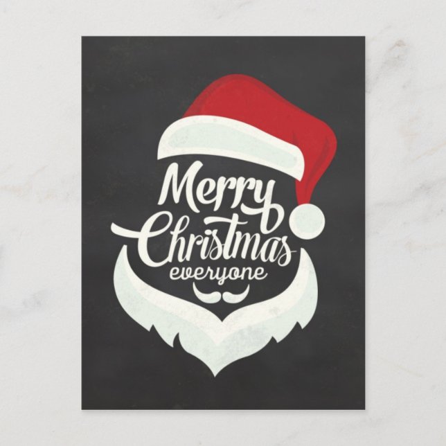 Frohe Weihnachten Postkarte (Vorderseite)