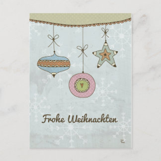 Frohe Weihnachten Postkarte
