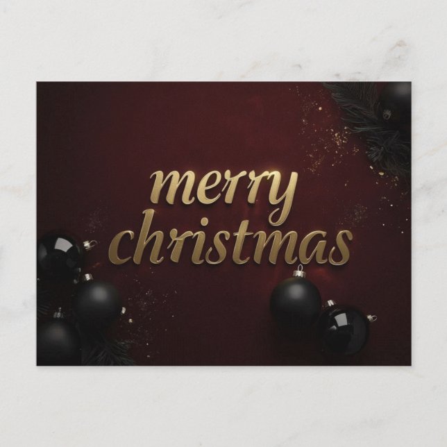 Frohe Weihnachten Postkarten  (Vorderseite)