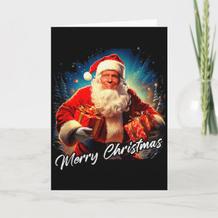 Frohe Weihnachten – Präsident Trump Santa Lustige Karte