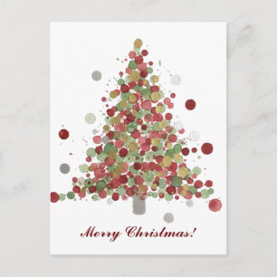 Frohe Weihnachten Pünktchen-Tannenbaum