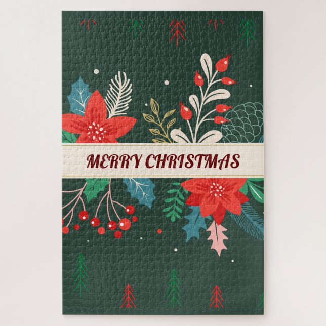 Frohe Weihnachten Puzzle (Vertikal)