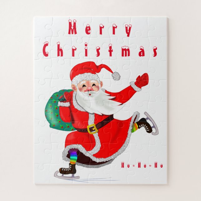Frohe Weihnachten Puzzle (Vertikal)
