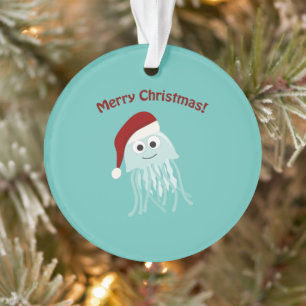 Frohe Weihnachten! Quallen Ornament
