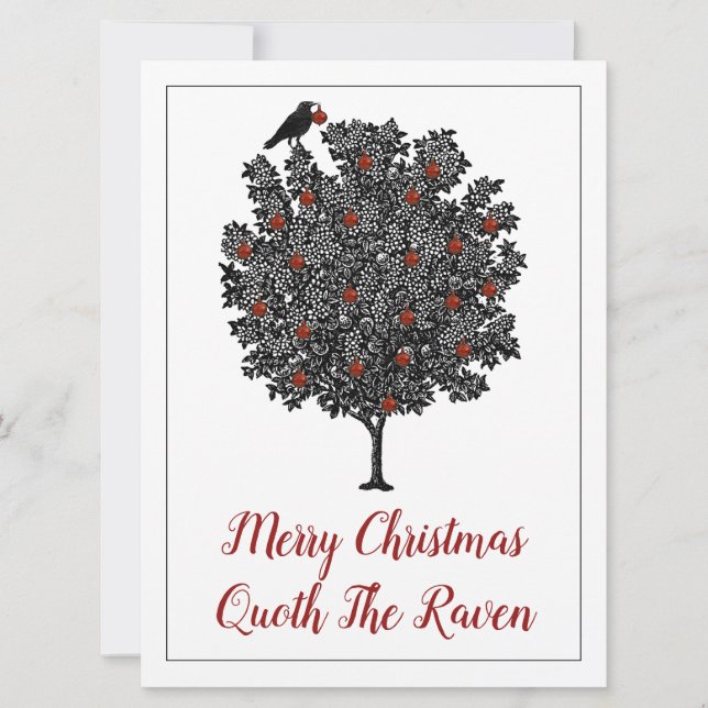 Frohe Weihnachten Quoth The Raven (Vorderseite)