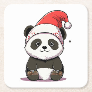 frohe weihnachten rechteckiger pappuntersetzer