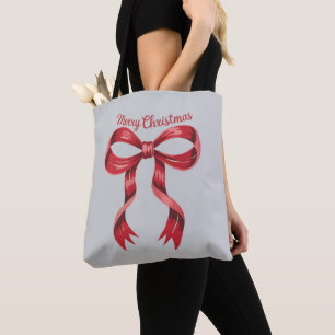 Frohe Weihnachten Red Coquette Bow Girly