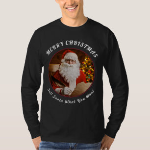 Frohe Weihnachten Red Santa Clause Weihnachtsbaum T-Shirt