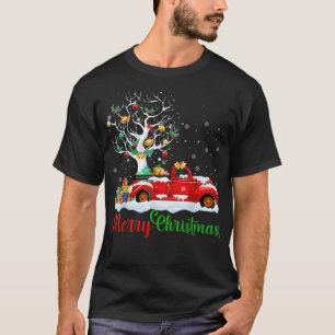 Frohe Weihnachten Red Truck Weihnachtsbaum Kunst G T-Shirt