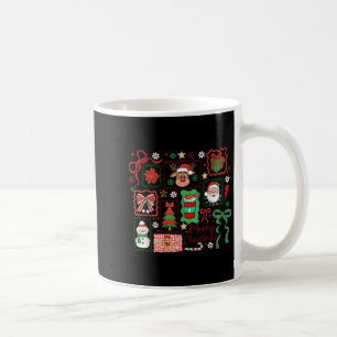 Frohe Weihnachten Rentier Weihnachtsmann Schneeman Kaffeetasse