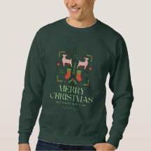 Frohe Weihnachten Rentiere & Strümpfe | Vintage Ho