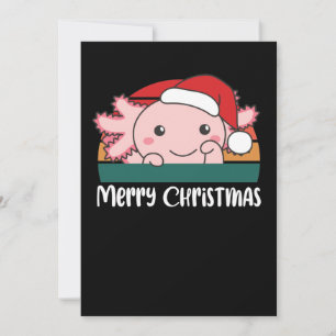 Frohe Weihnachten Retro Axolotl Weihnachten