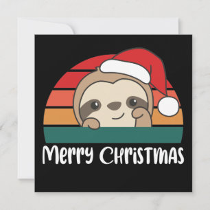 Frohe Weihnachten Retro Flitterwochen Einladung