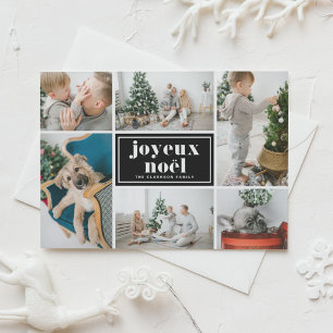 Frohe Weihnachten Retro-Typografie Schwarze Fotoco
