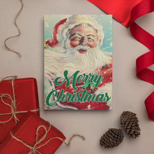 Frohe Weihnachten Retro Weihnachtsmann