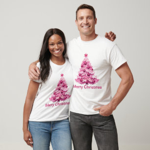 Frohe Weihnachten - Rosa Weihnachten T - Shirt