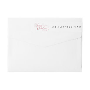 Frohe Weihnachten (Rose Gold GLITZER)