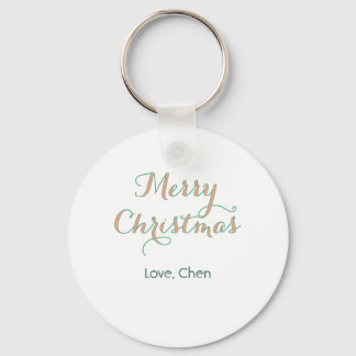 frohe weihnachten rot grün name liebe stilvoll mod schlüsselanhänger