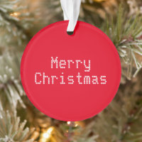 "Frohe Weihnachten" rot