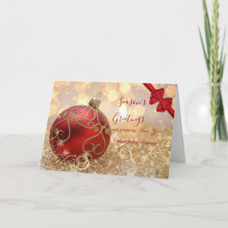 Frohe Weihnachten rote Bälle Schneeflocken 