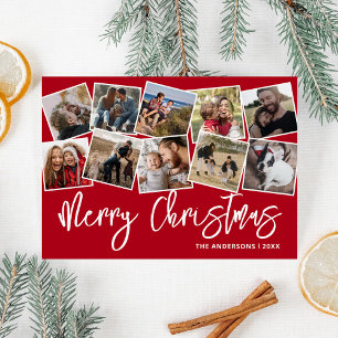 Frohe Weihnachten Rote Fotocollage