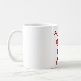 Frohe Weihnachten Rote Schleife Kaffeetasse