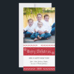 Frohe Weihnachten Rote Streifen<br><div class="desc">Frohe Weihnachten mit Schnee über den traditionellen roten und weißen Streifen. Grauer Text. Foto Credit: Kate Williams - Stharstaub3 | Flickr Creative Commons Attribution-NoDerivs 2.0 Generic (CC BY-ND 2.0) https://creativecommons.org/licenses/by-nd/2.0/</div>