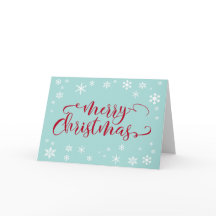 Frohe Weihnachten Rote Typografie auf Robins Ei Bl