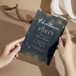 Frohe Weihnachten | Rote Typografie Einladung