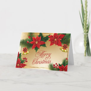 Frohe Weihnachten Rote Weihnachtssterne Blumen, Gl