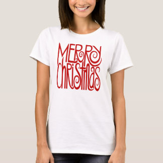 Frohe Weihnachten Roter T - Shirt