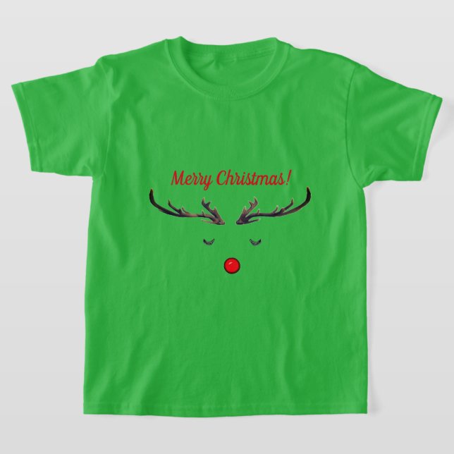 Frohe Weihnachten Rudolph 2 T - Shirt (Ablage )