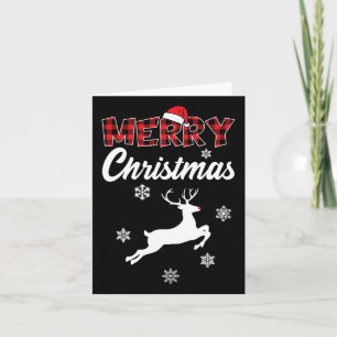 Frohe Weihnachten Rudolph Reindeer Xmas Karte