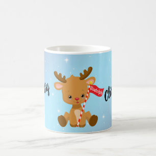 Frohe Weihnachten Rudolph Rentier Kaffeetasse