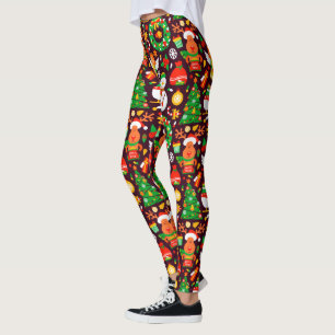 Frohe Weihnachten Rudolph Rentier Leggings