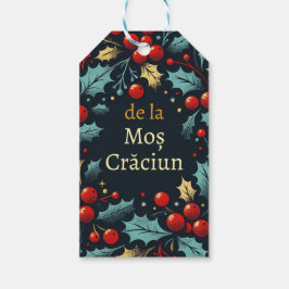 Frohe Weihnachten - Rumänisch - Weihnachtsmann Kra Geschenkanhänger