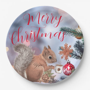 Frohe Weihnachten Runde Teller