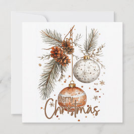 Frohe Weihnachten Rustikale Begrüßung