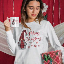 Frohe Weihnachten Rustikales Gnome in Red Buffalo 