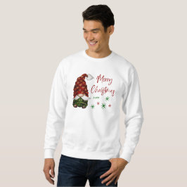 Frohe Weihnachten Rustikales Land Gnome Spaß Urlau Sweatshirt